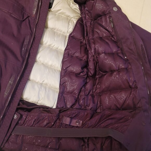 The North Face Women’s Ski Snow Hooded Jacket Dark Purple Size XS/TP - Picture 13 of 16